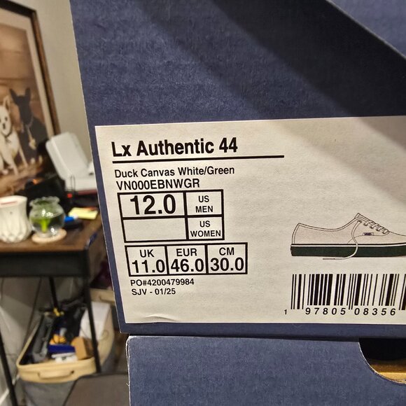 Vans Premium Duck Canvas Authentic 44 Unisex Shoes VN000EBNWGR MENS 12 NEW - Picture 9 of 9